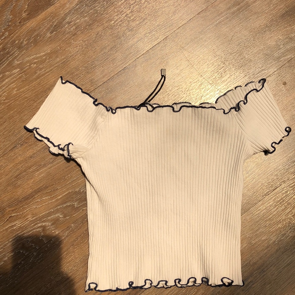 Zara White crop top